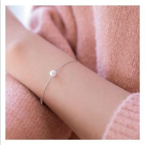 Opal Bracelet with rose gold chain